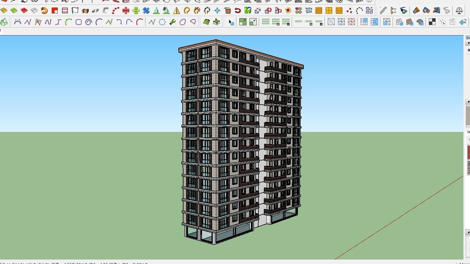 HOUSE 17 Low-poly 3D model_2