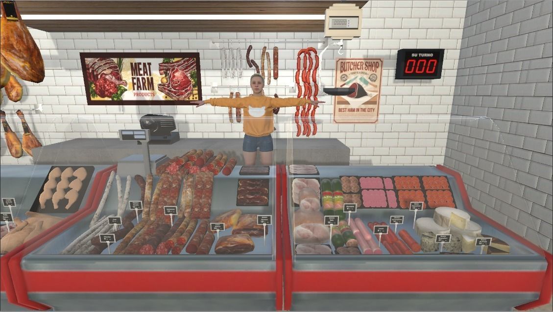 BUTCHERS carniceria shop Low-poly 3D model_1