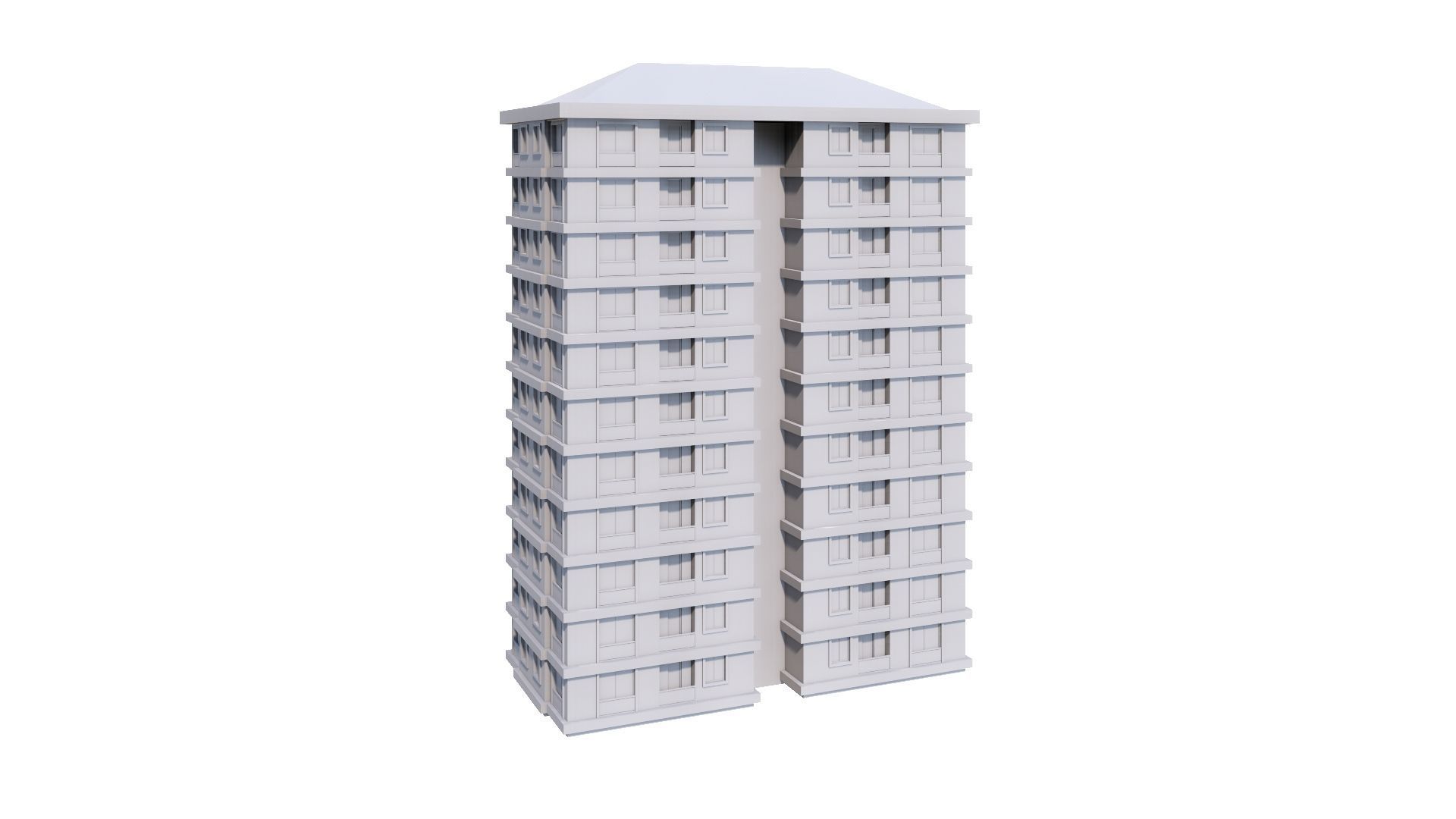 HOUSE 22 Low-poly 3D model_41