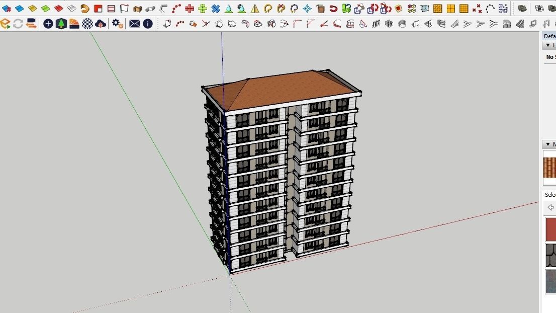 HOUSE 22 Low-poly 3D model_1