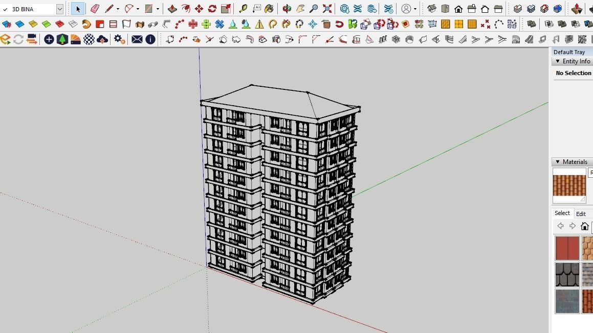 HOUSE 22 Low-poly 3D model_4