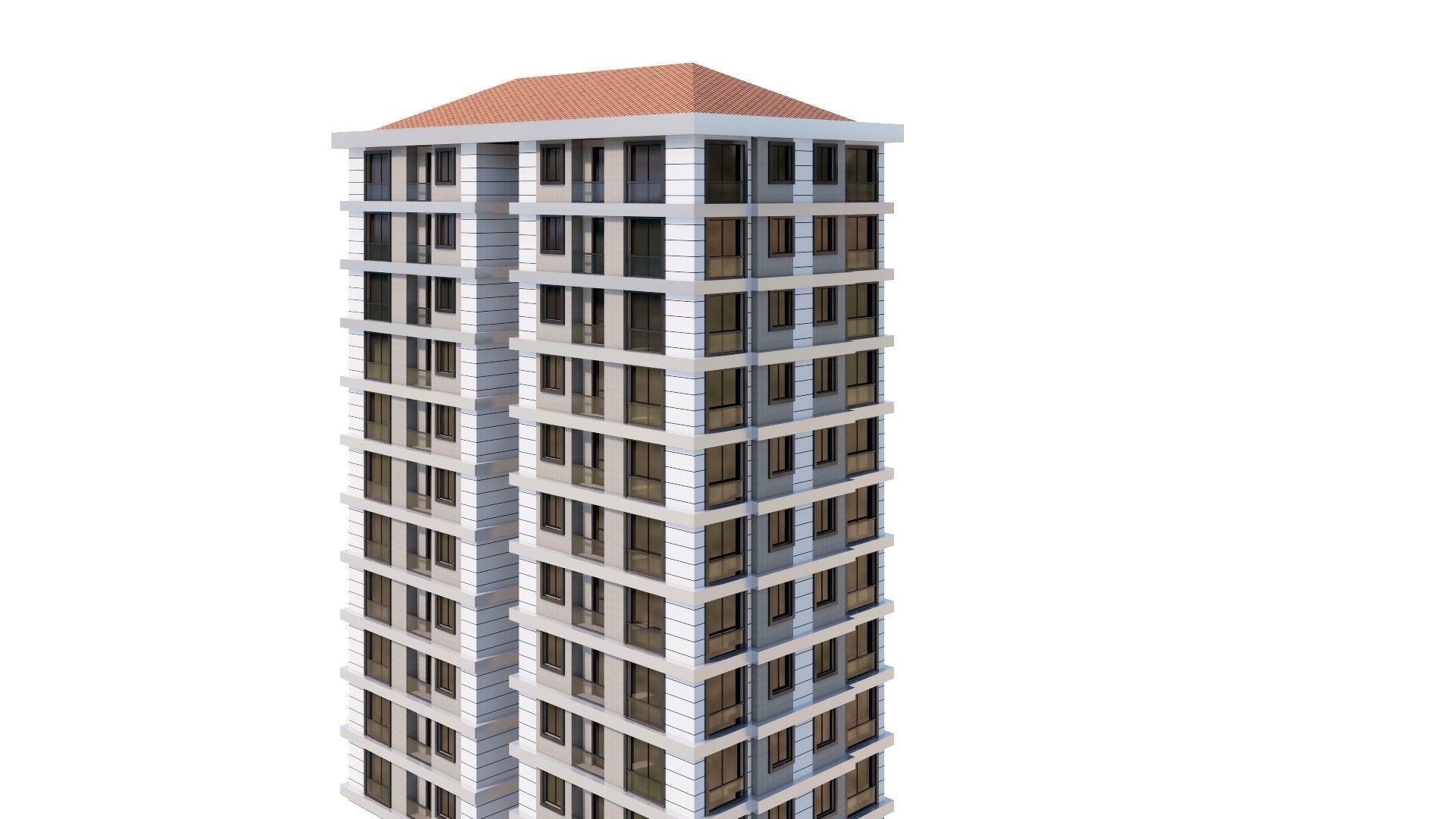 HOUSE 22 Low-poly 3D model_32