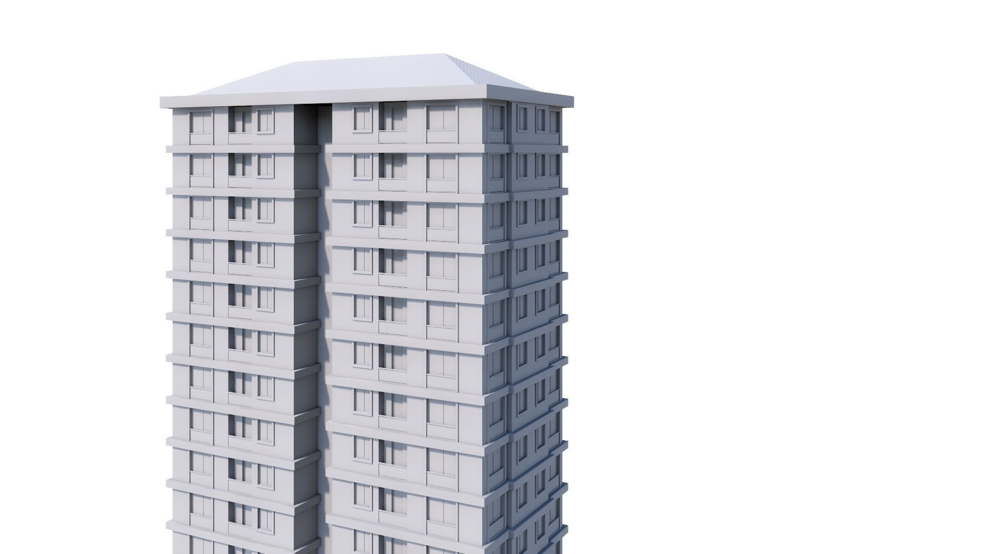 HOUSE 22 Low-poly 3D model_47