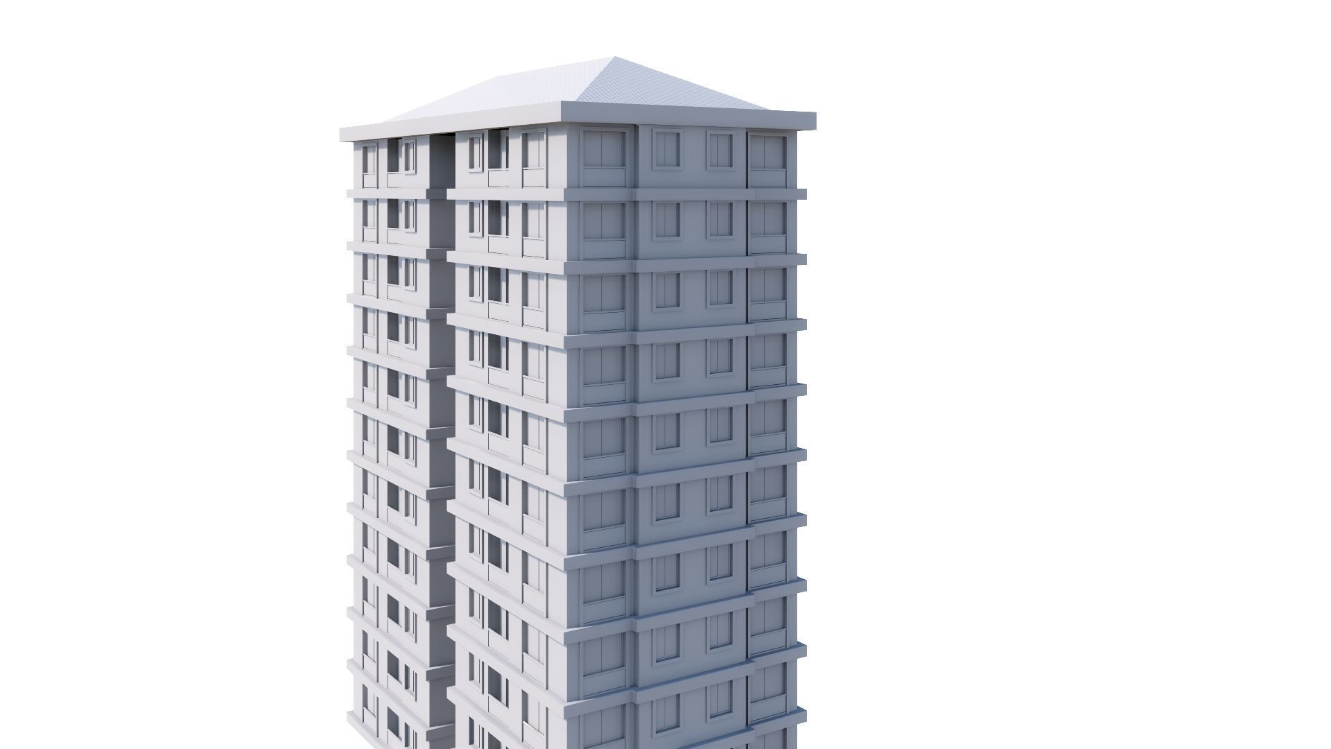 HOUSE 22 Low-poly 3D model_49