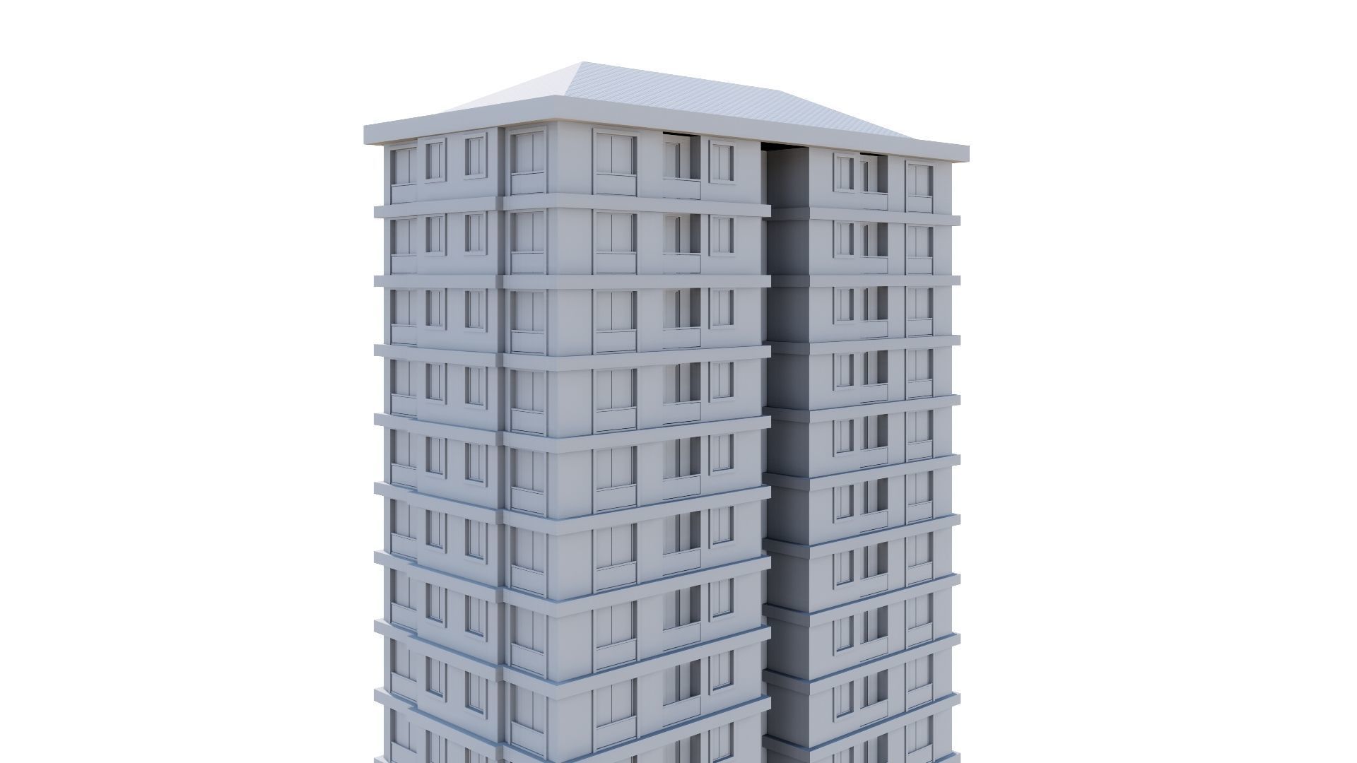 HOUSE 22 Low-poly 3D model_44