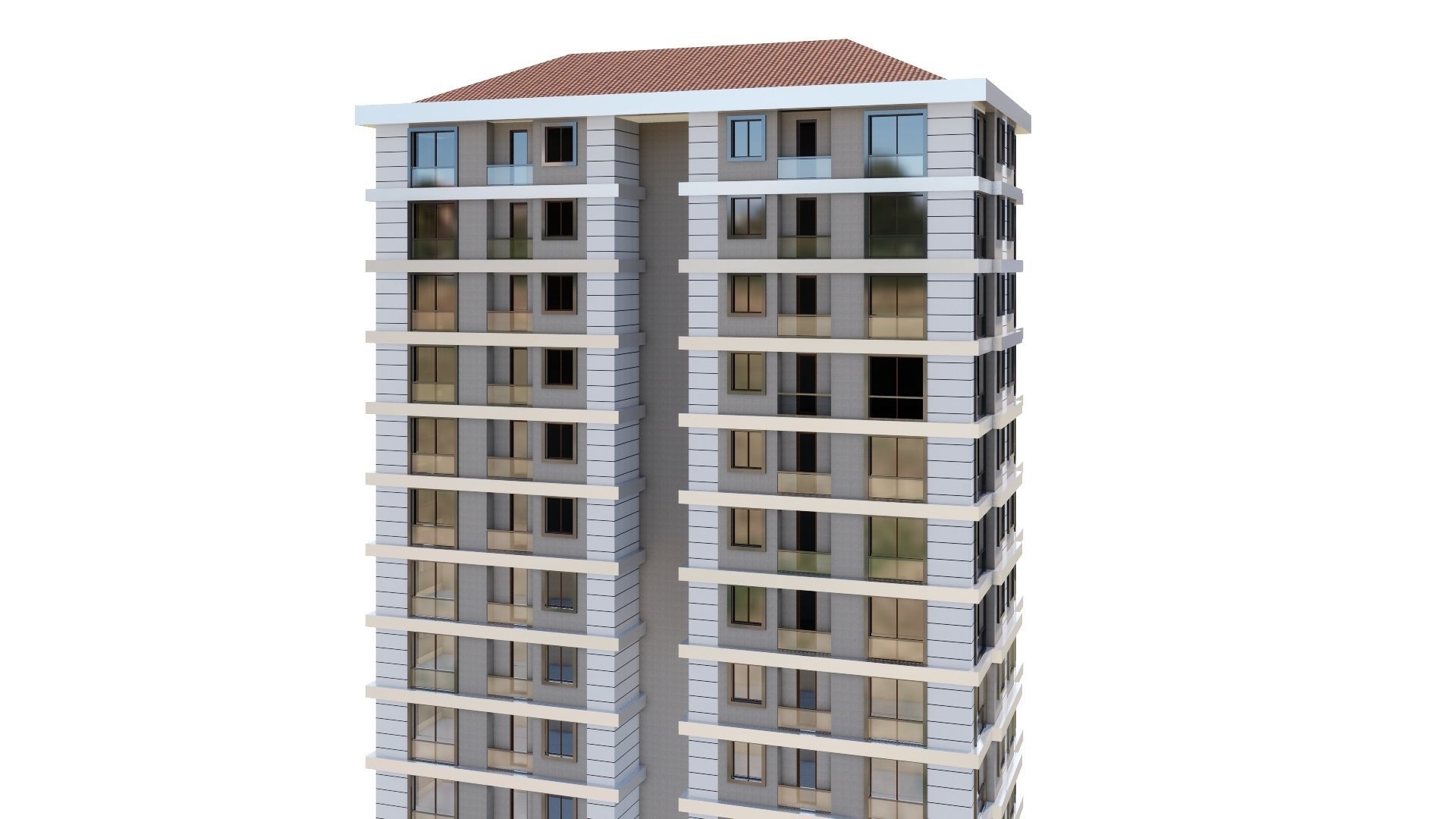 HOUSE 22 Low-poly 3D model_22