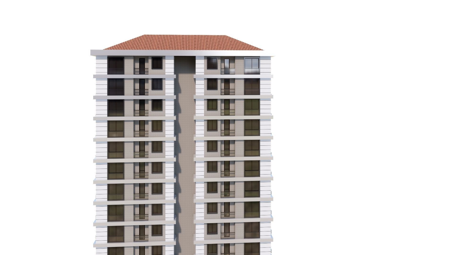 HOUSE 22 Low-poly 3D model_25