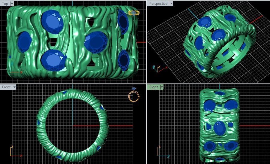 ring custom 3D print model_8
