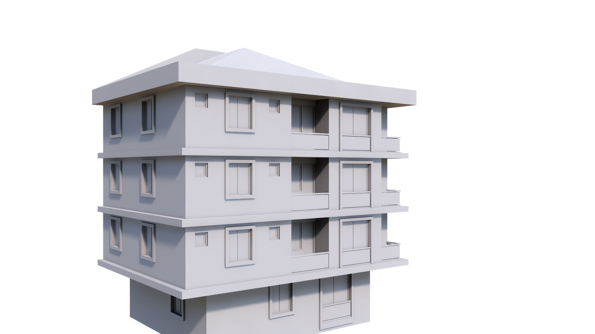 HOUSE 23 Low-poly 3D model_49