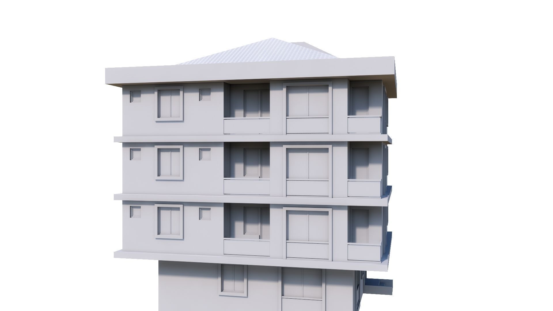HOUSE 23 Low-poly 3D model_54