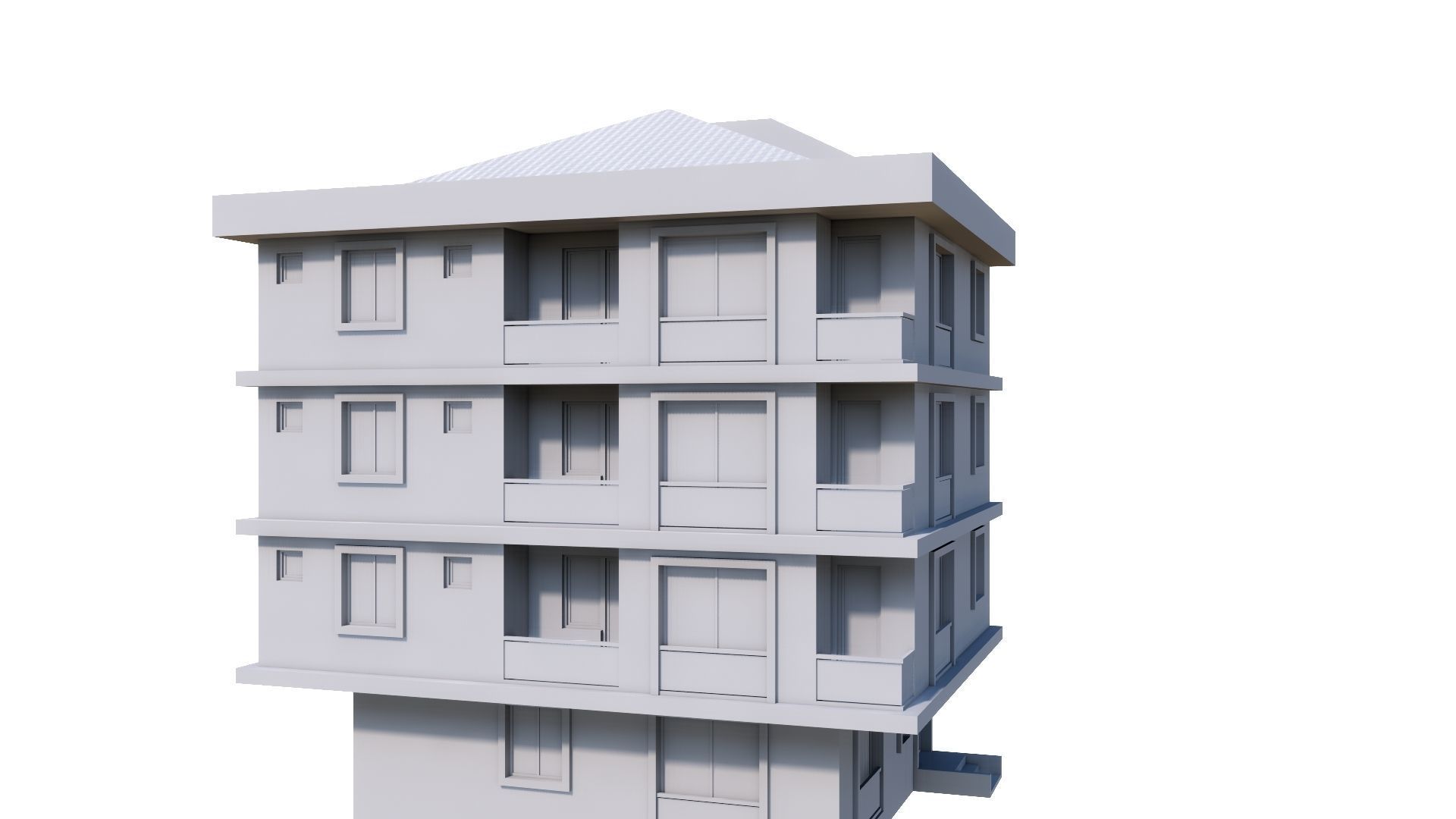 HOUSE 23 Low-poly 3D model_43