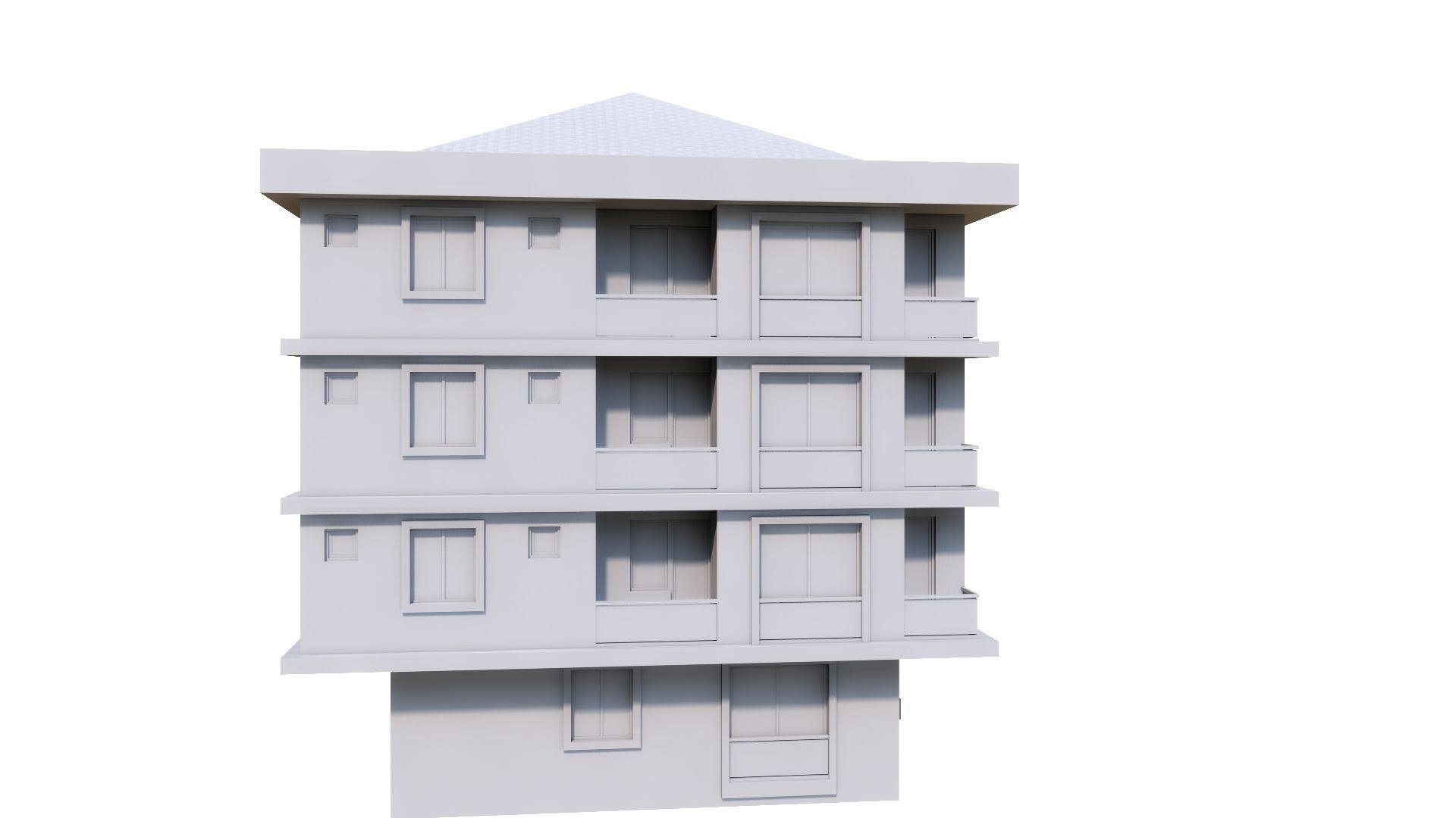 HOUSE 23 Low-poly 3D model_53