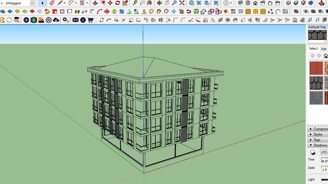 HOUSE 24 Low-poly 3D model_3