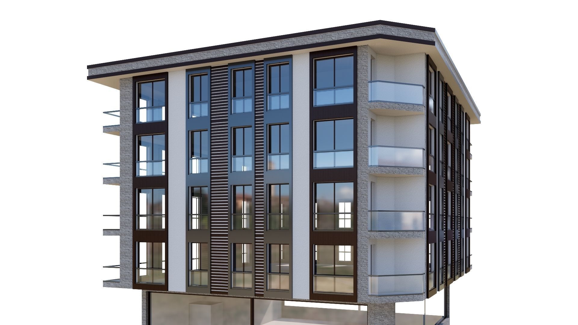 HOUSE 24 Low-poly 3D model_20