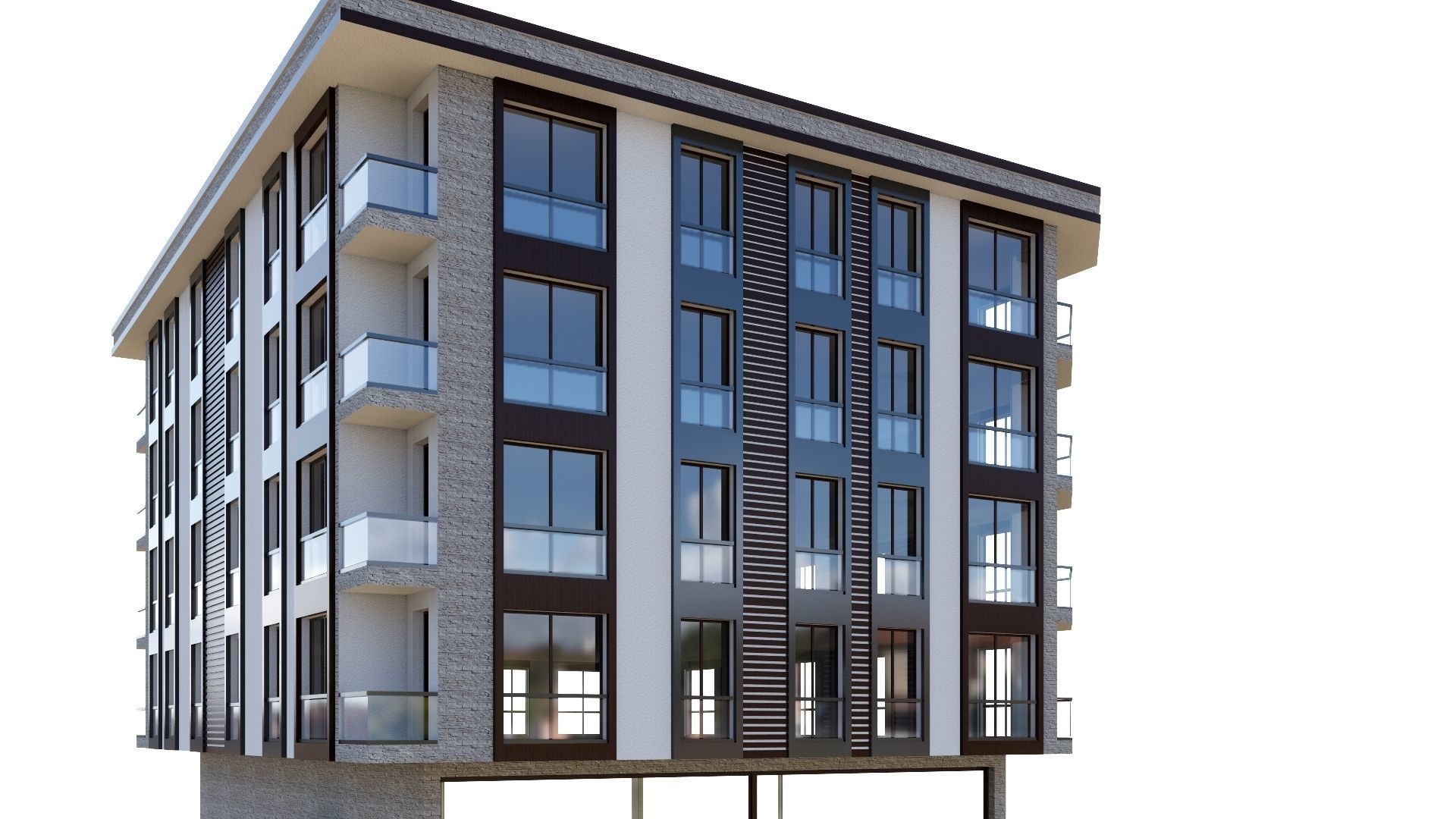 HOUSE 24 Low-poly 3D model_15