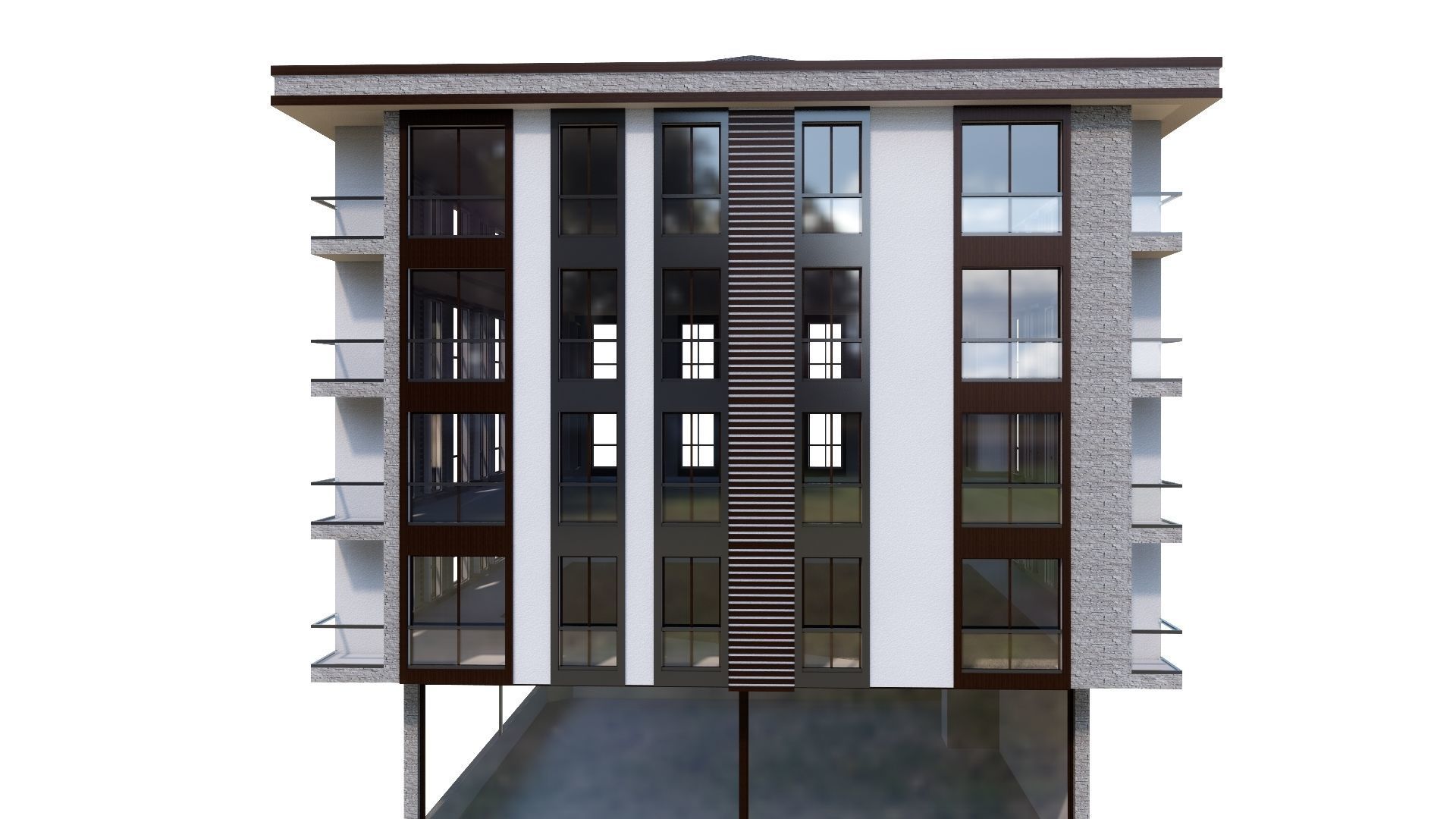 HOUSE 24 Low-poly 3D model_28