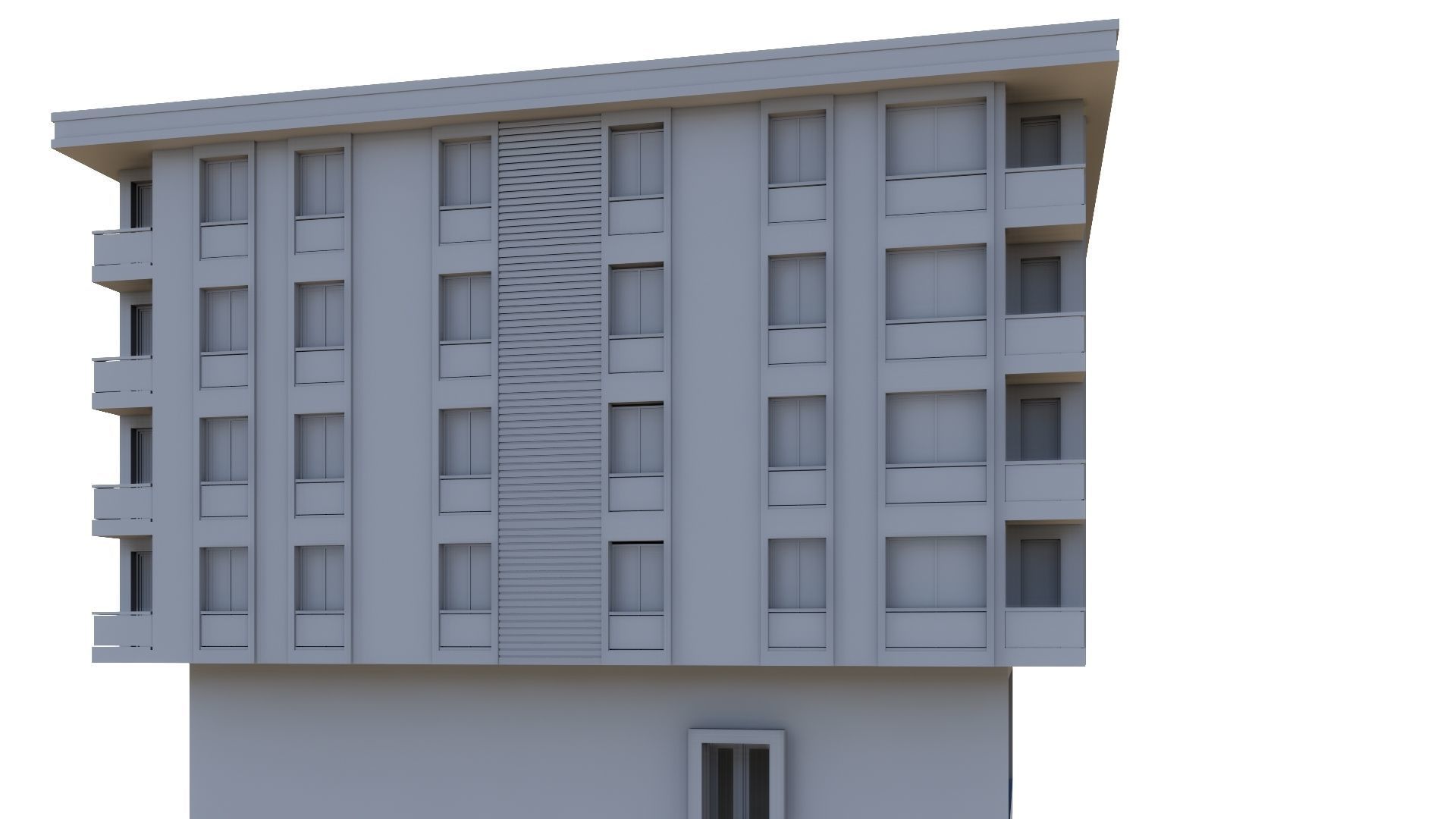 HOUSE 24 Low-poly 3D model_41