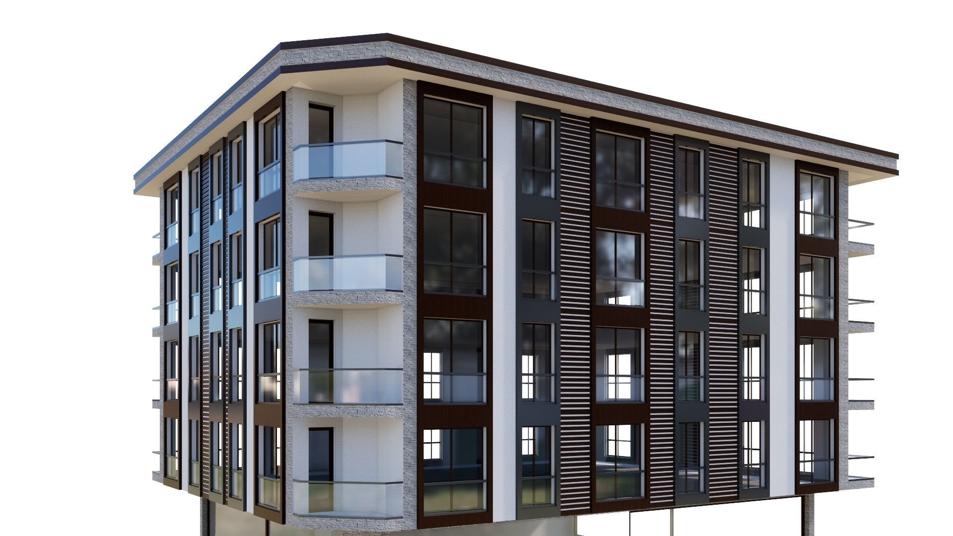 HOUSE 24 Low-poly 3D model_25