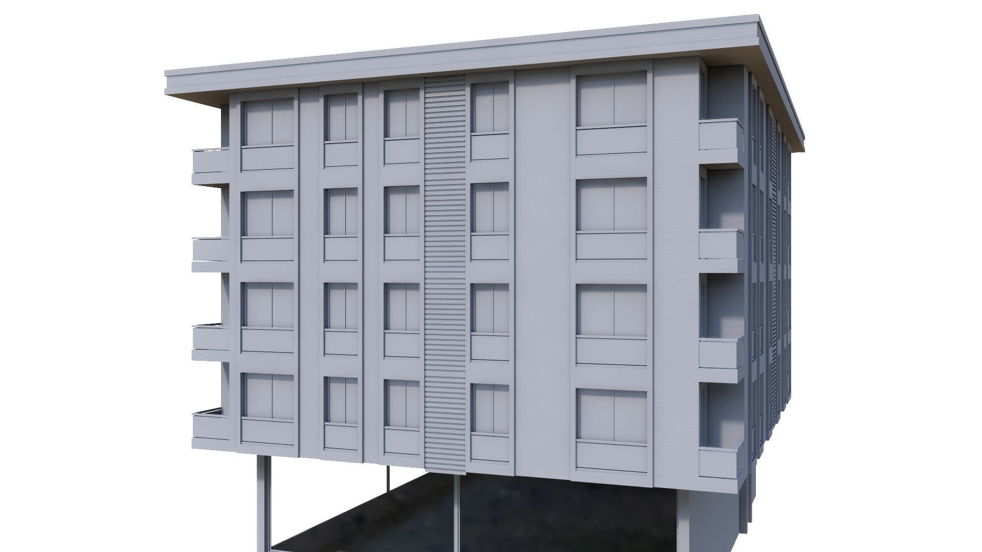 HOUSE 24 Low-poly 3D model_45