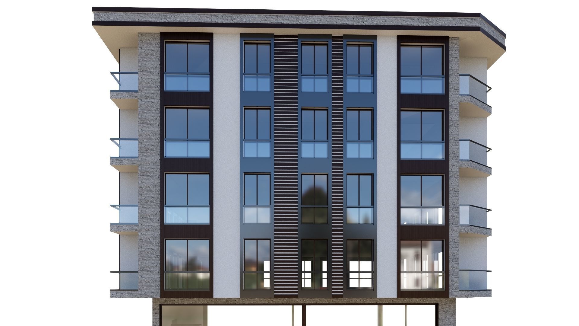 HOUSE 24 Low-poly 3D model_18