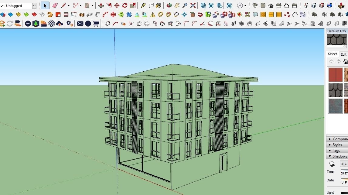 HOUSE 24 Low-poly 3D model_5