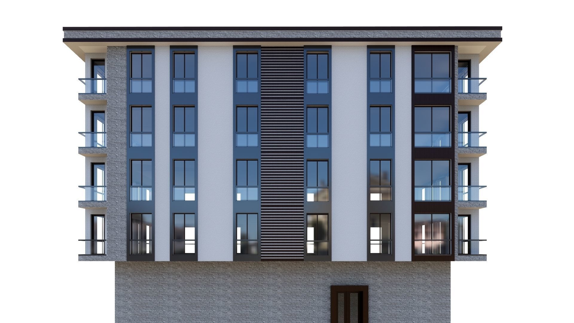 HOUSE 24 Low-poly 3D model_39