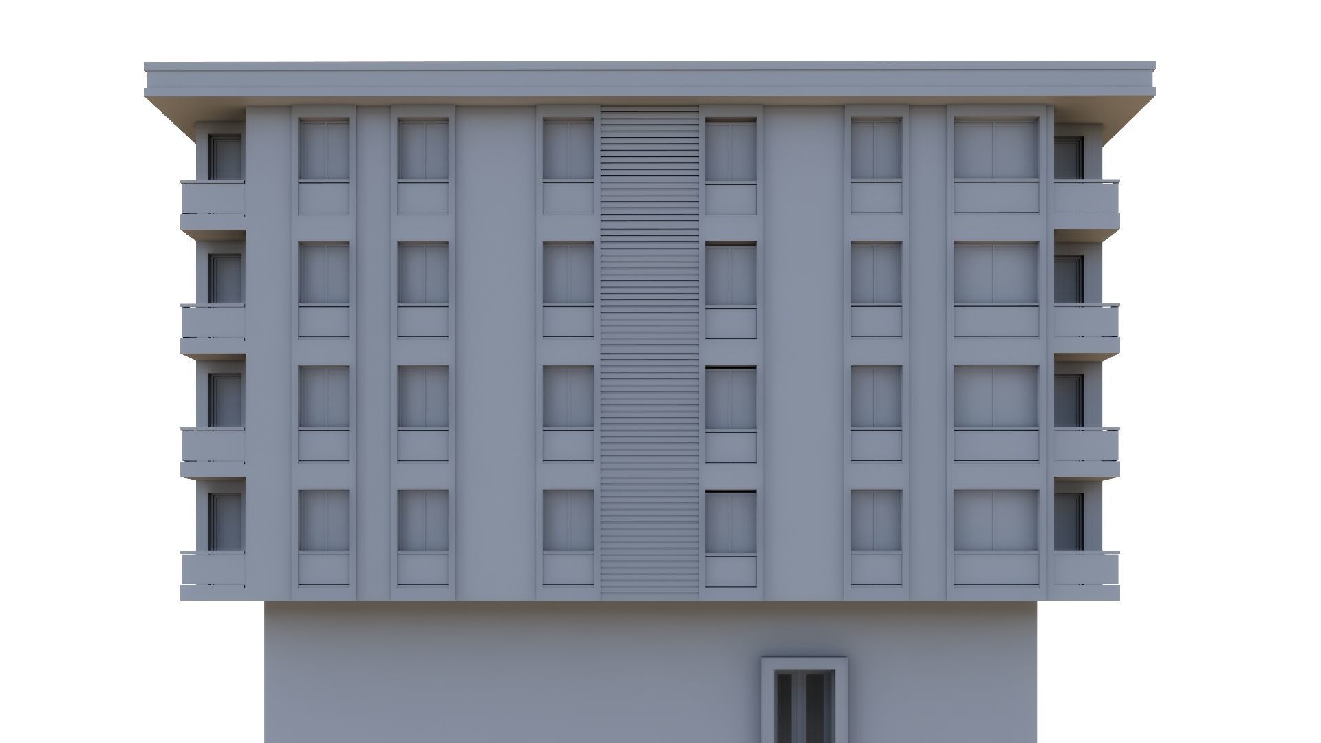 HOUSE 24 Low-poly 3D model_49