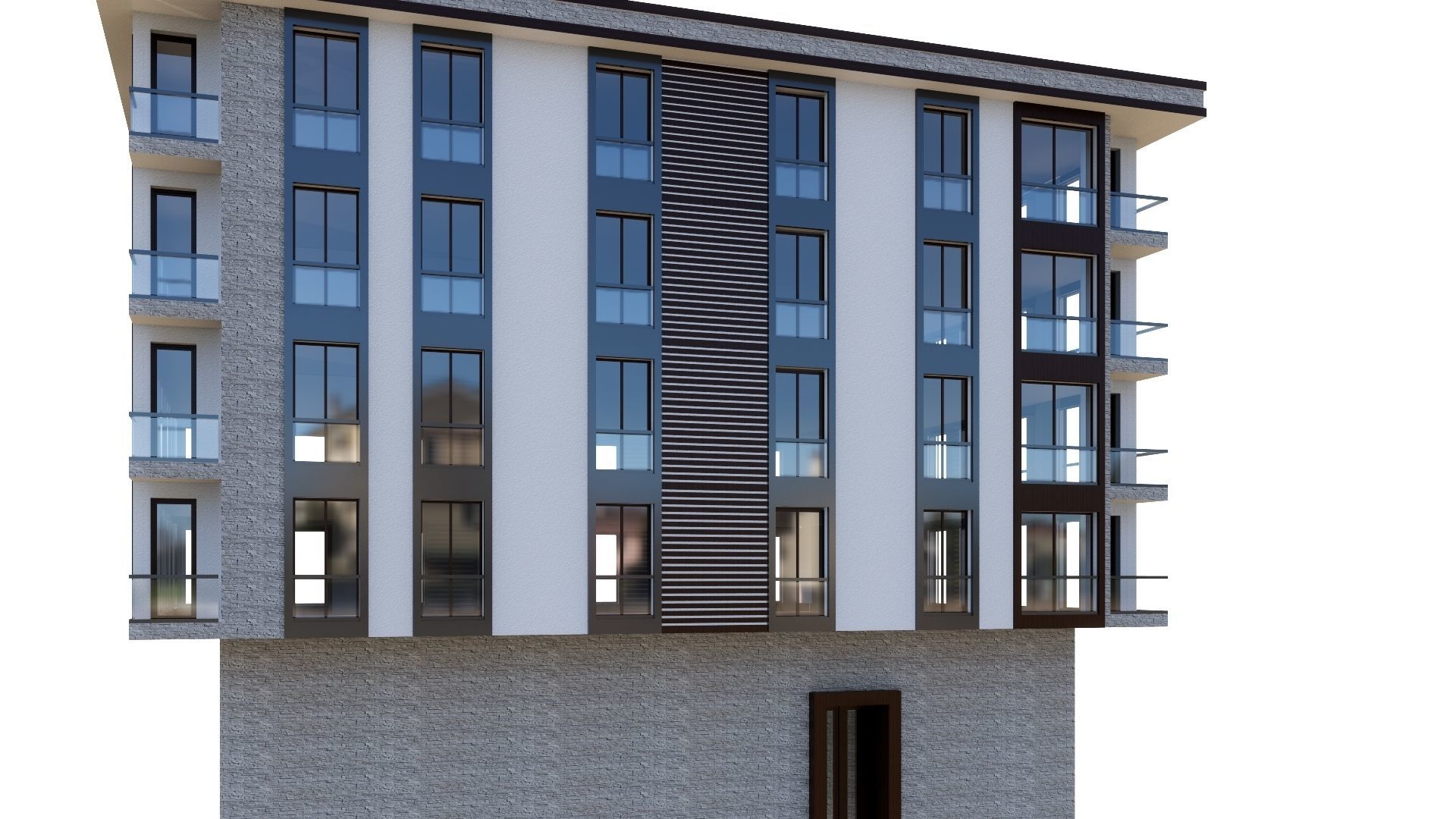 HOUSE 24 Low-poly 3D model_36