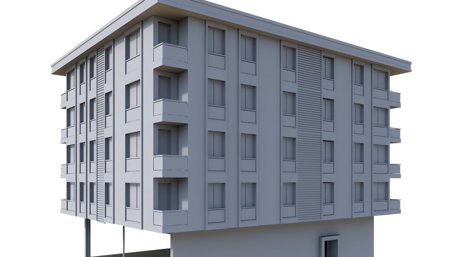 HOUSE 24 Low-poly 3D model_47