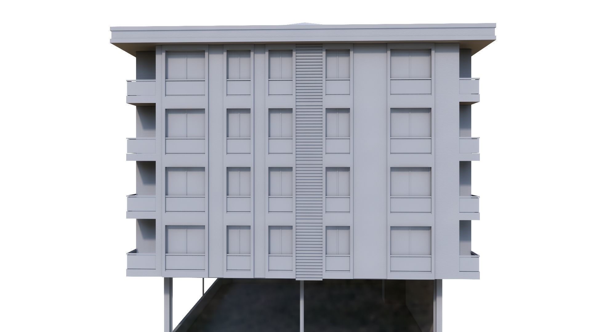 HOUSE 24 Low-poly 3D model_44