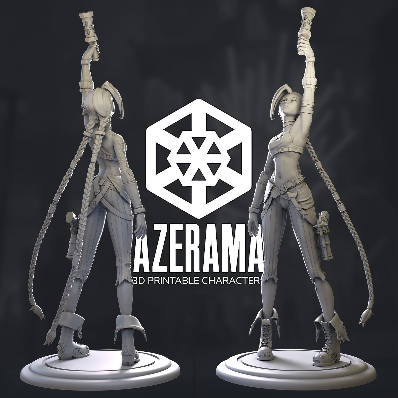 JINX STL READY FOR 3D PRINTING 3D print model_2