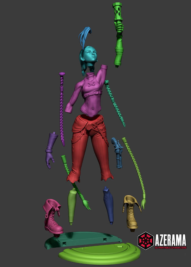 JINX STL READY FOR 3D PRINTING 3D print model_3