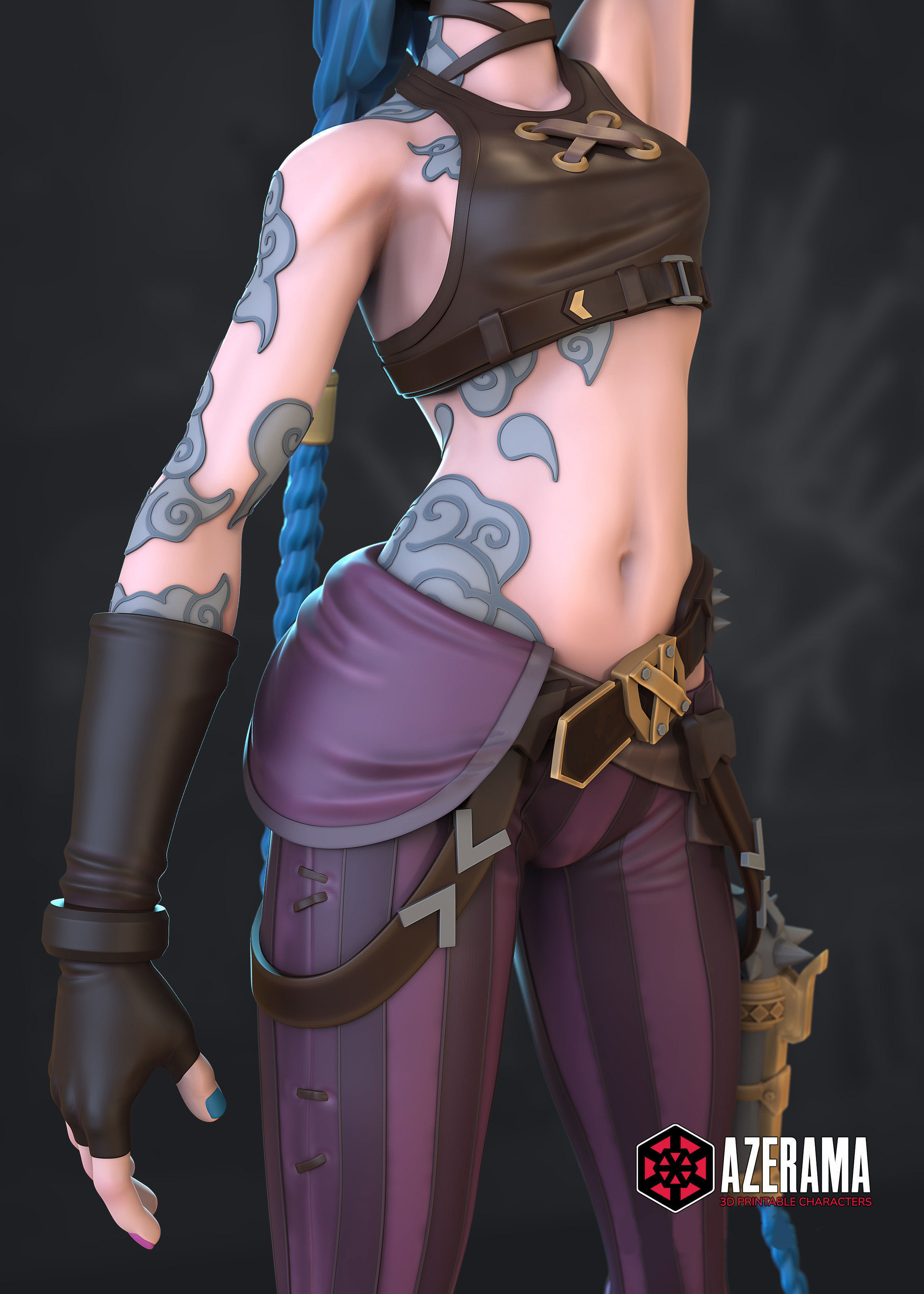 JINX STL READY FOR 3D PRINTING 3D print model_4