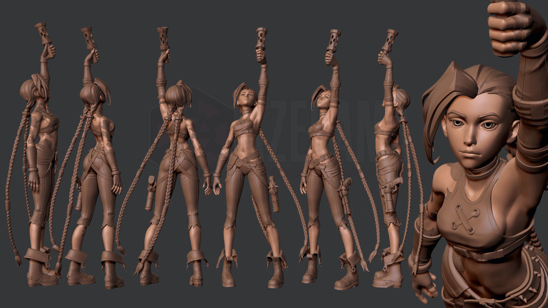 JINX STL READY FOR 3D PRINTING 3D print model_10