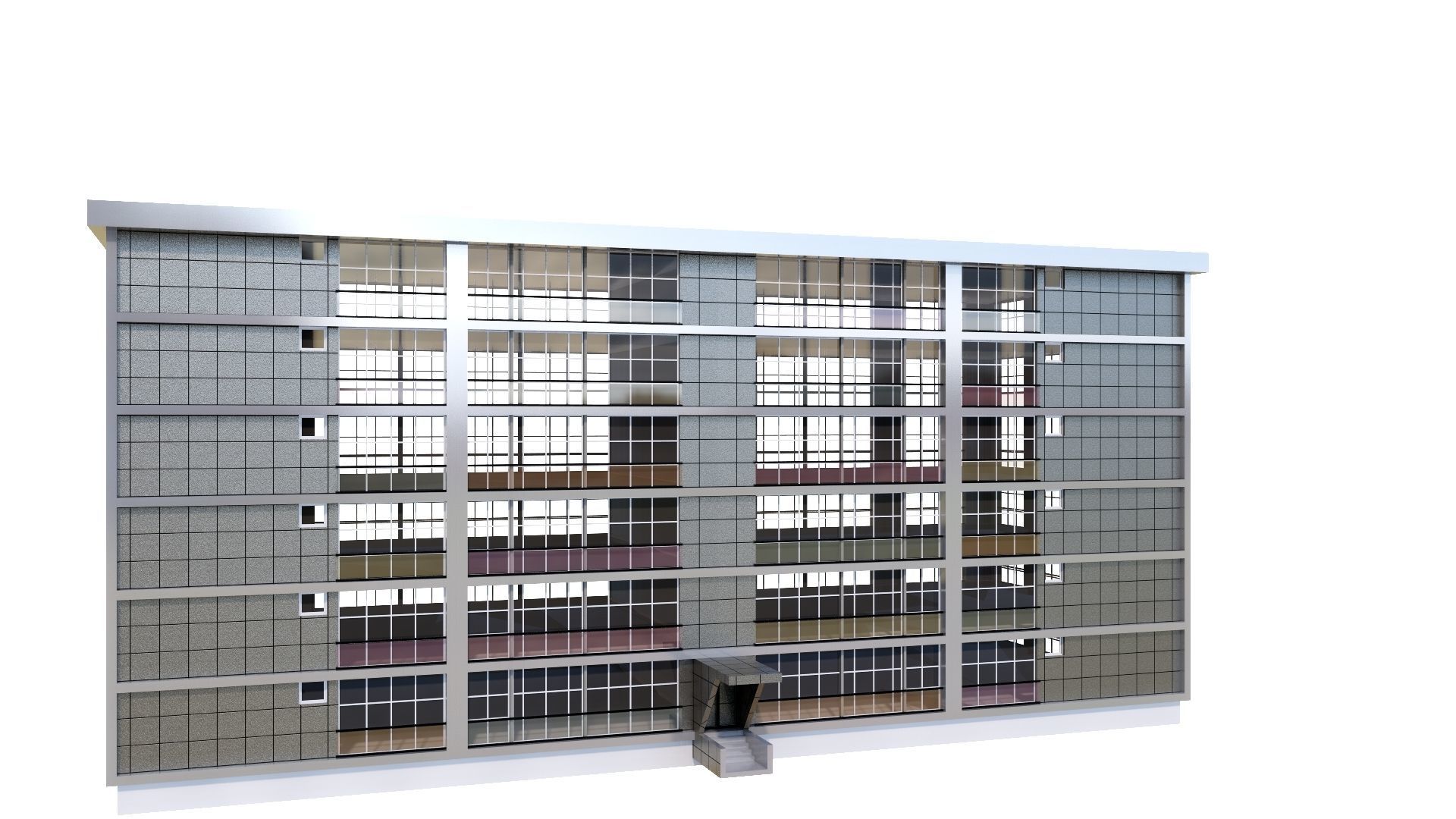 HOUSE 26 Low-poly 3D model_29