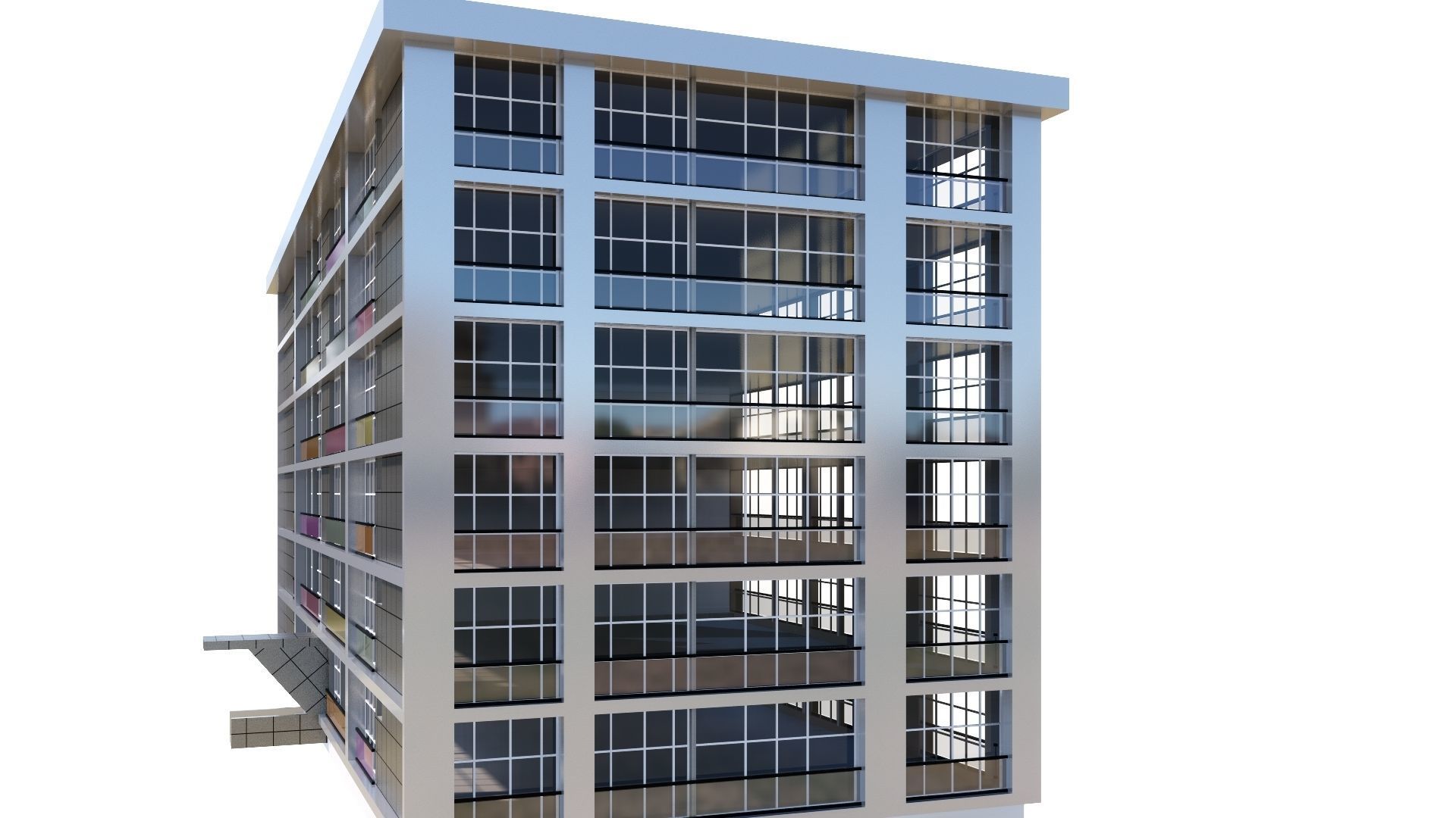 HOUSE 26 Low-poly 3D model_37