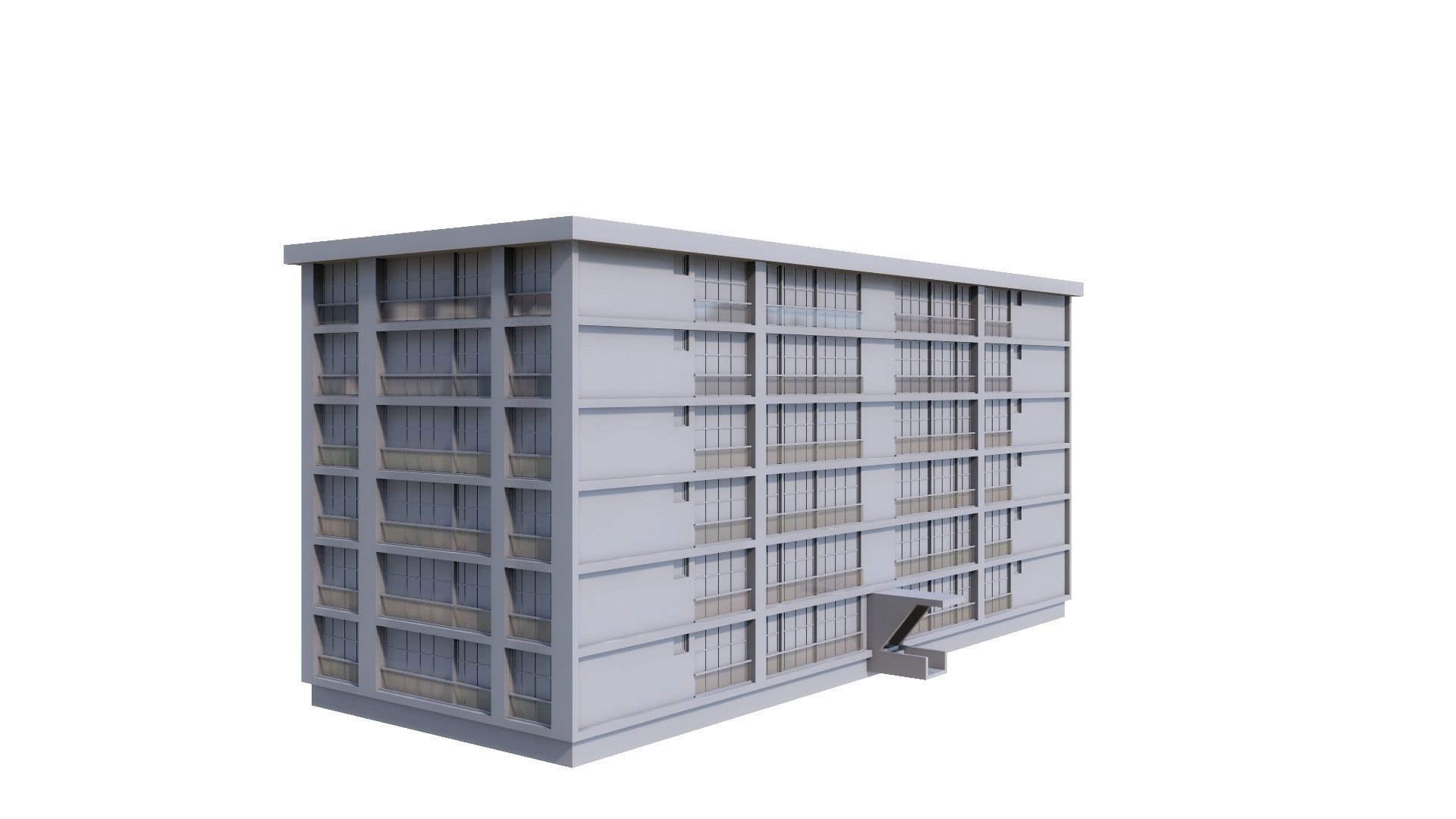 HOUSE 26 Low-poly 3D model_41