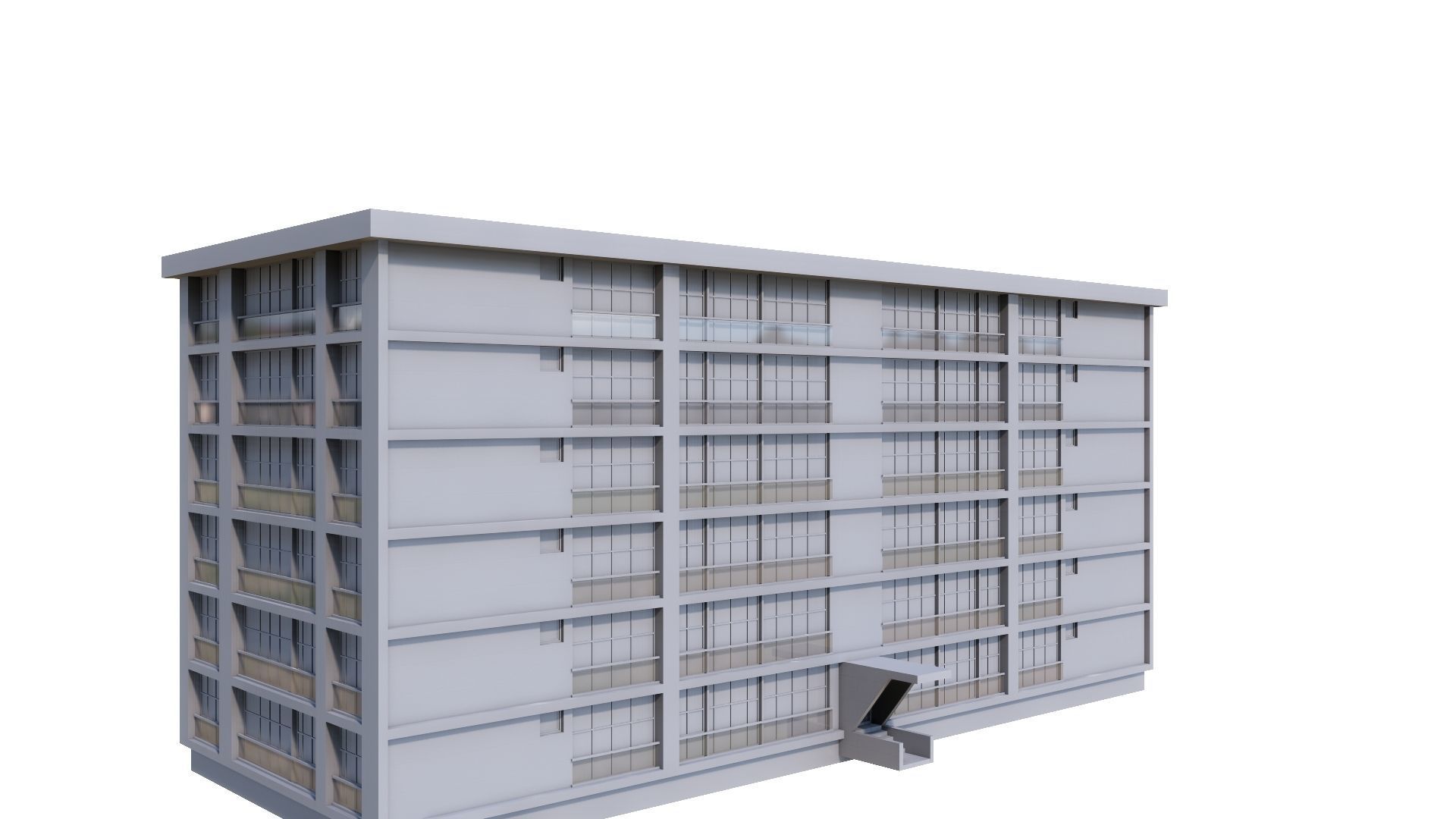 HOUSE 26 Low-poly 3D model_44