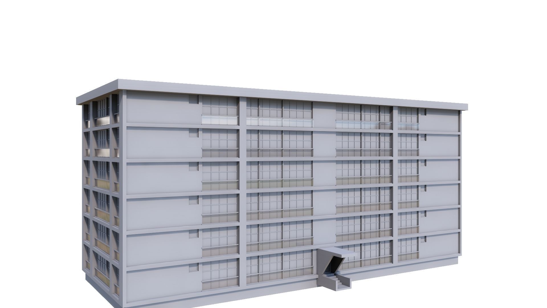 HOUSE 26 Low-poly 3D model_45