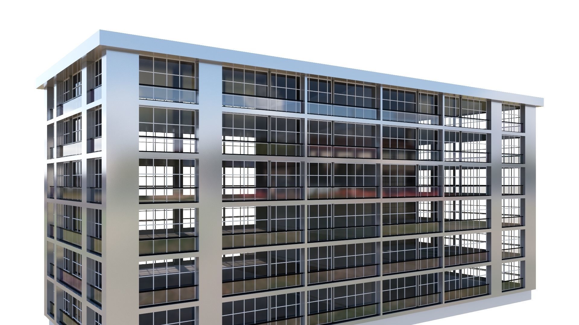 HOUSE 26 Low-poly 3D model_12