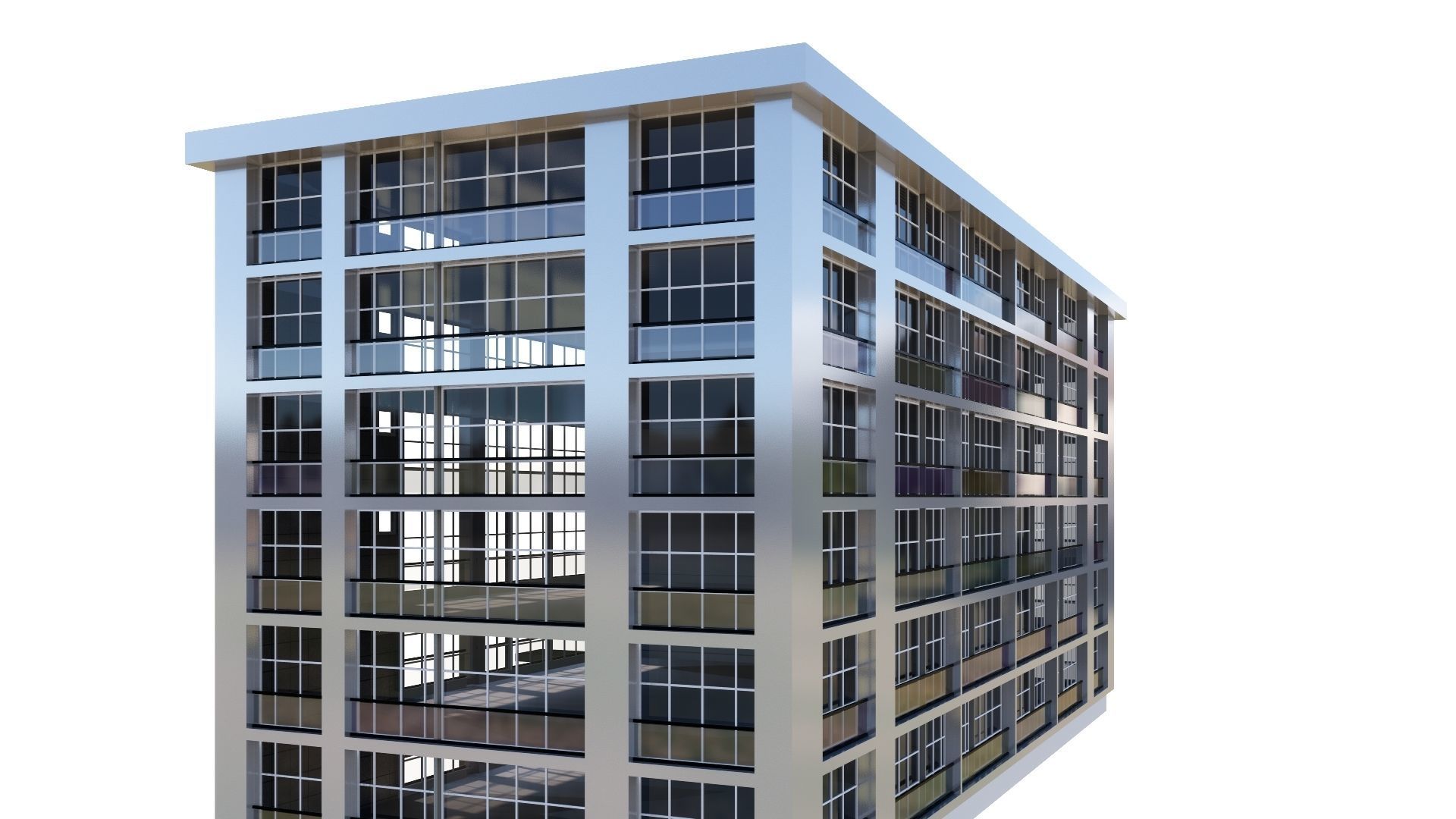 HOUSE 26 Low-poly 3D model_7