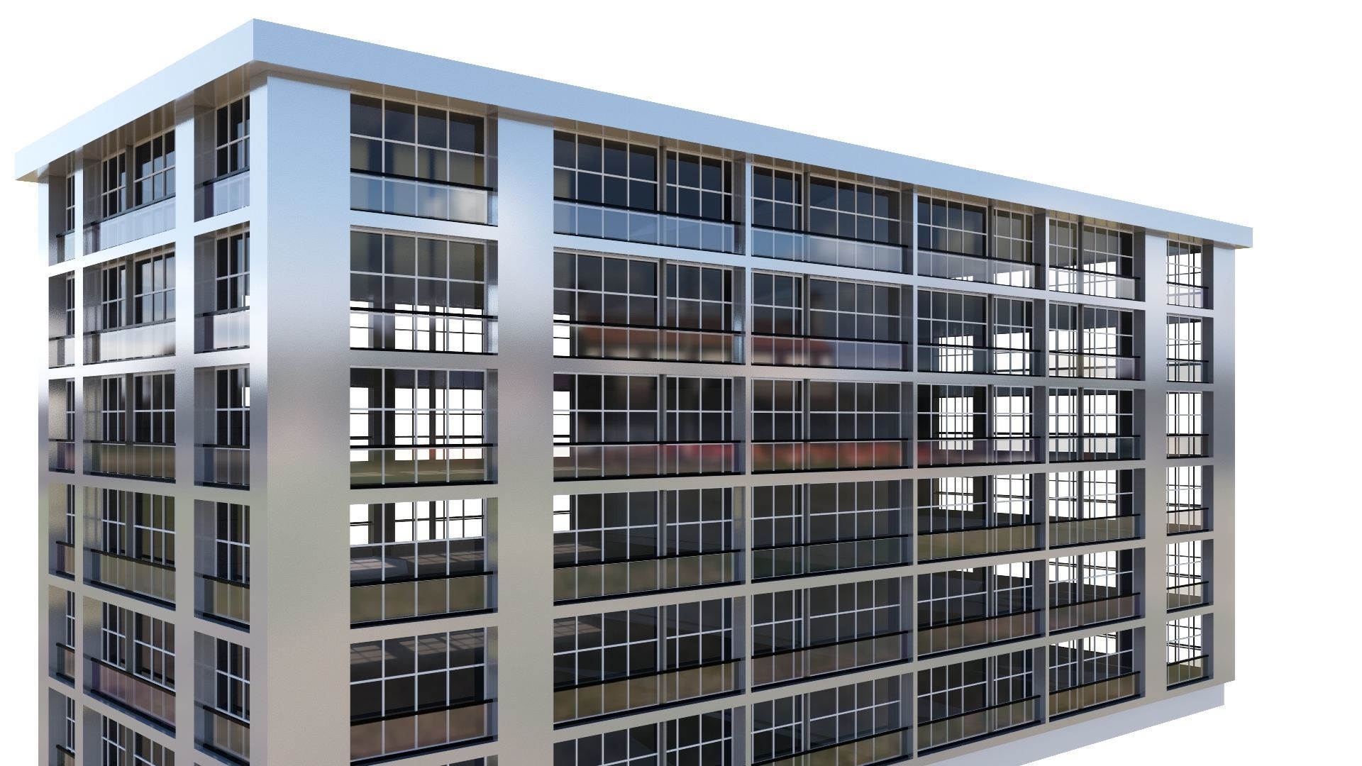 HOUSE 26 Low-poly 3D model_9