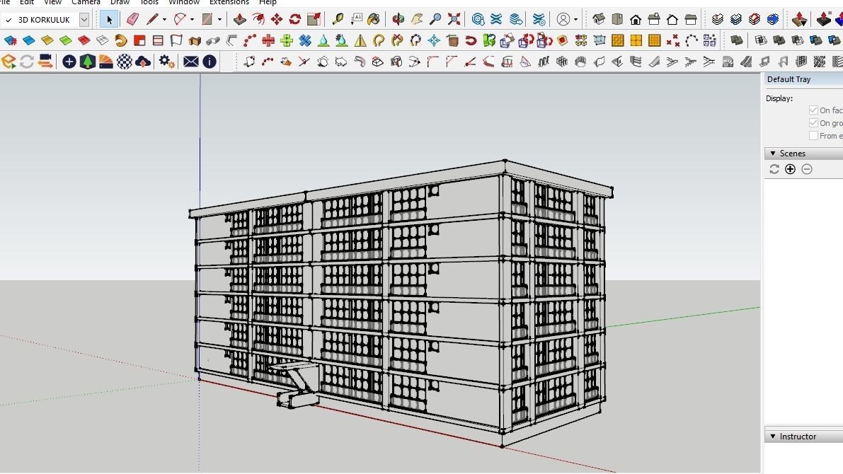 HOUSE 26 Low-poly 3D model_4