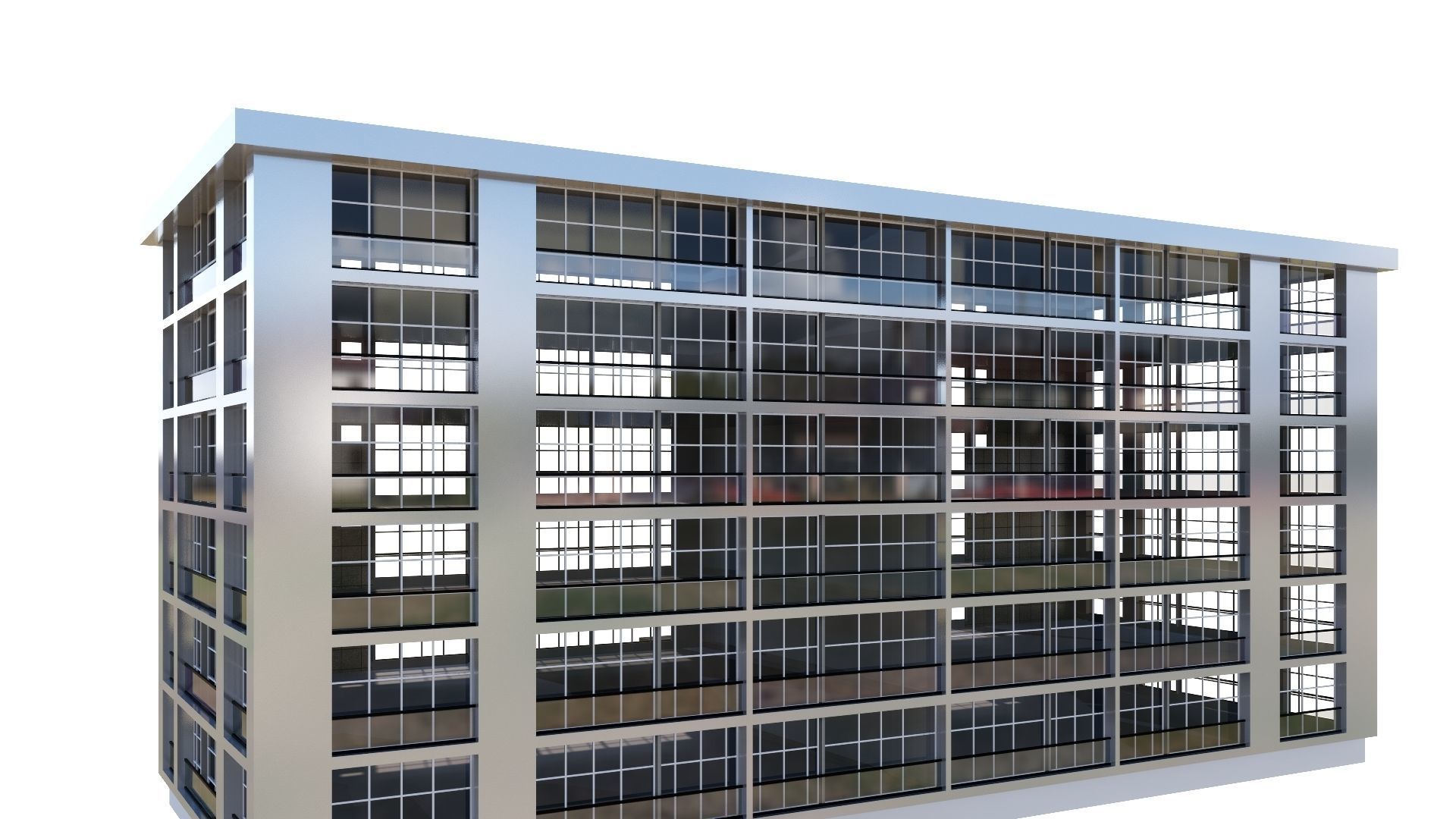 HOUSE 26 Low-poly 3D model_13