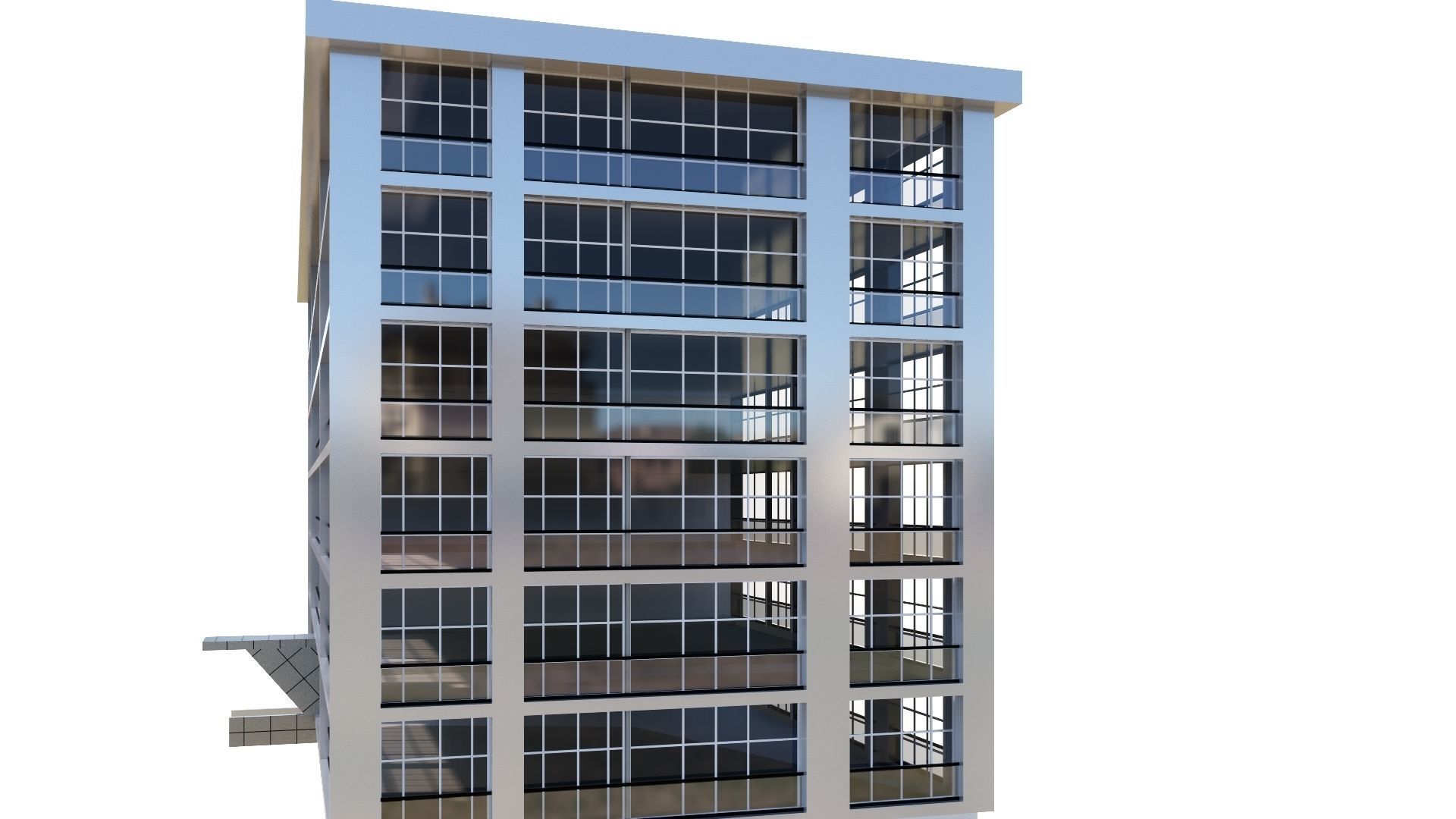 HOUSE 26 Low-poly 3D model_40