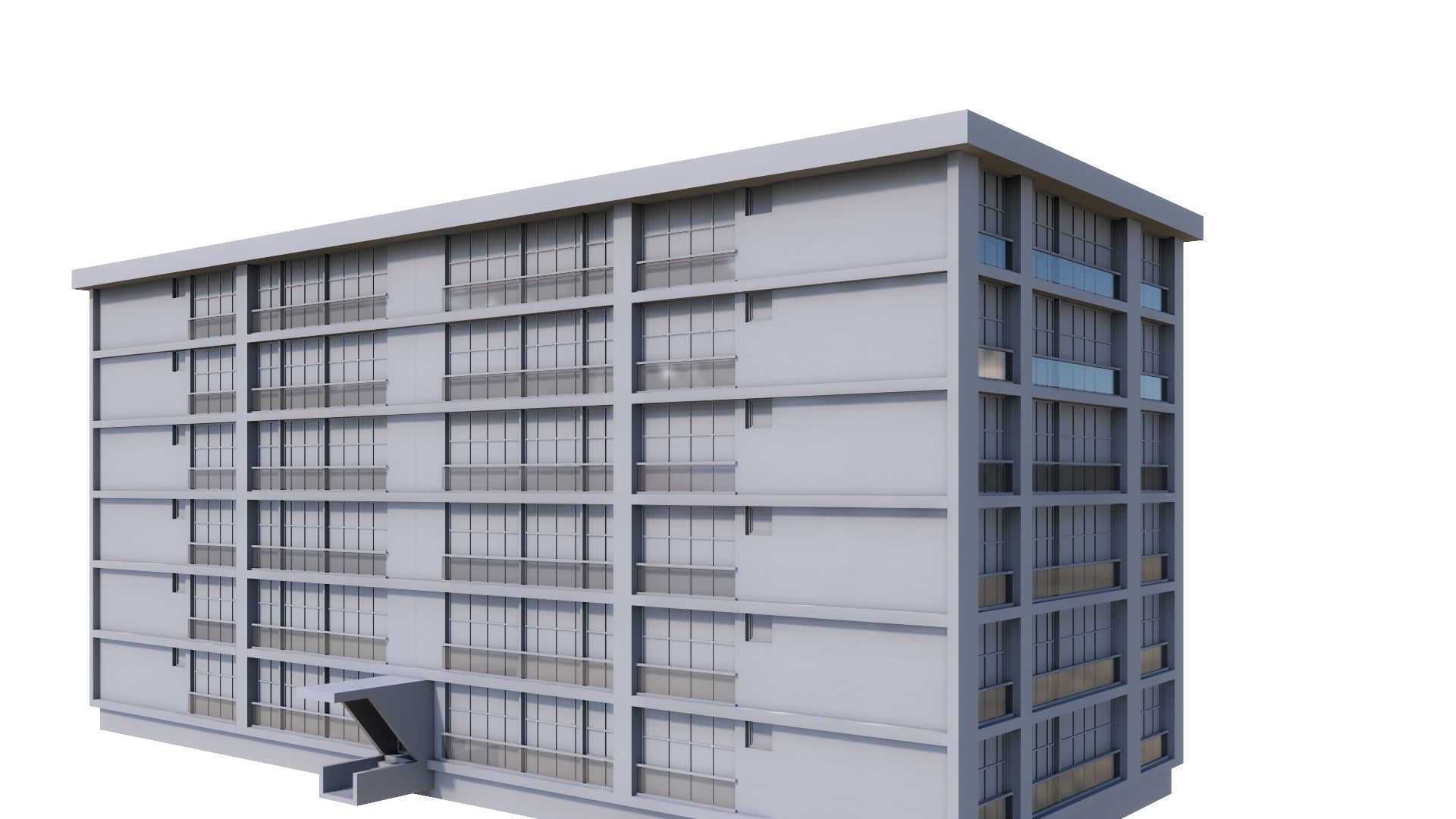 HOUSE 26 Low-poly 3D model_48