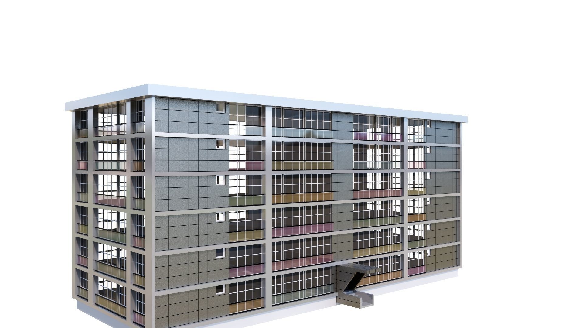 HOUSE 26 Low-poly 3D model_24