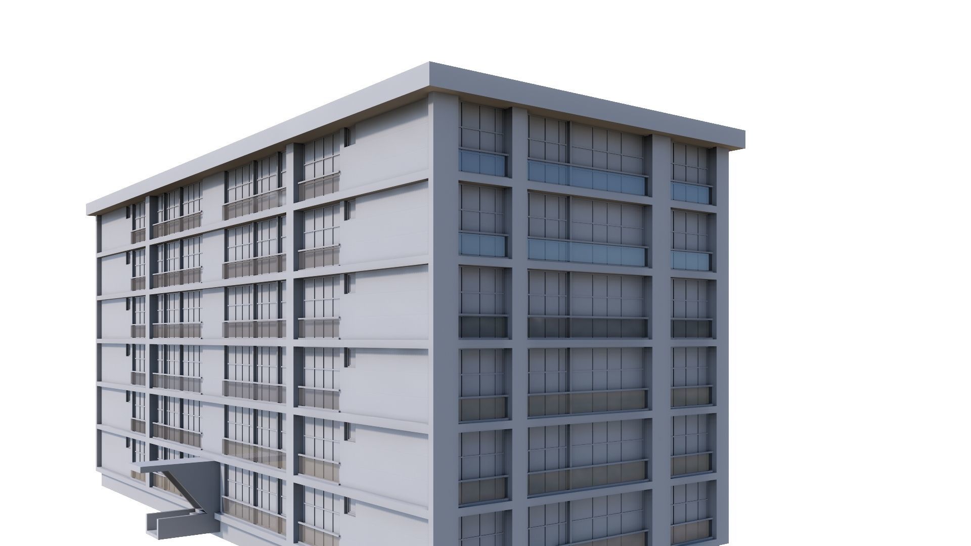 HOUSE 26 Low-poly 3D model_49