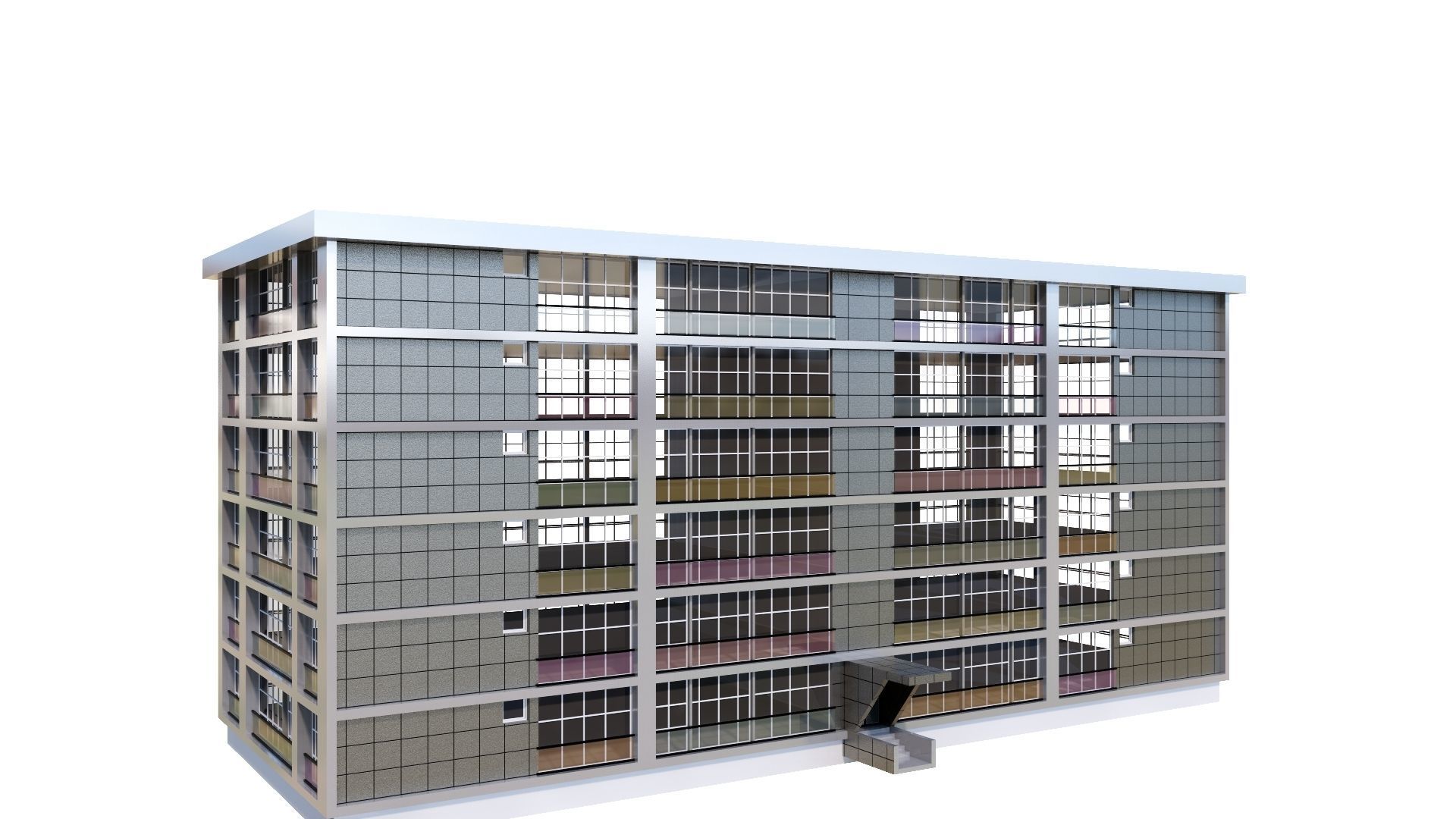 HOUSE 26 Low-poly 3D model_28