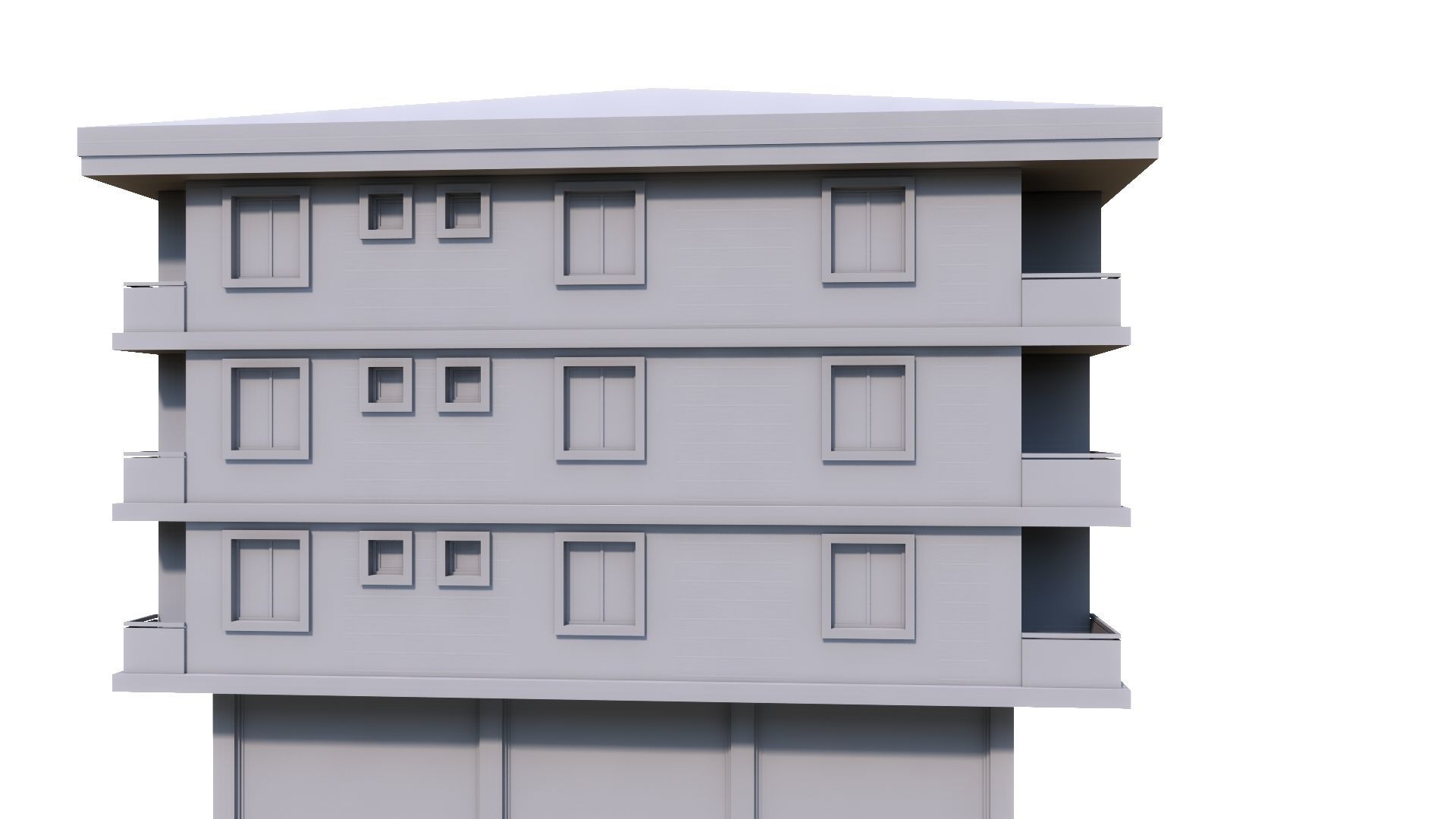 HOUSE 27 Low-poly 3D model_50